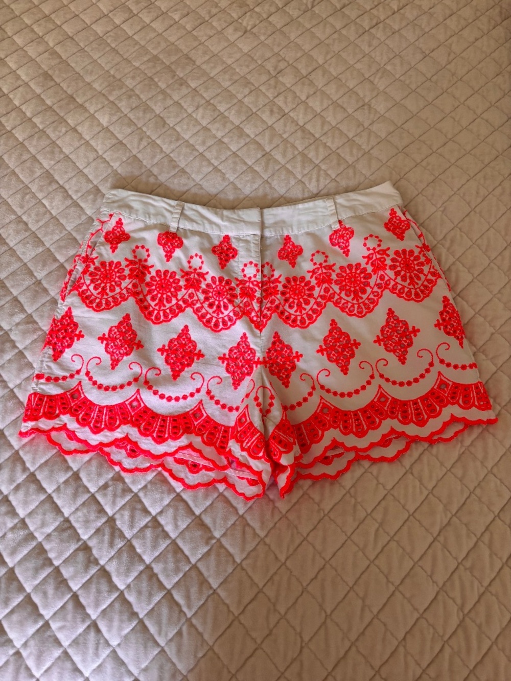 Boden shorts size 8 with embroidery